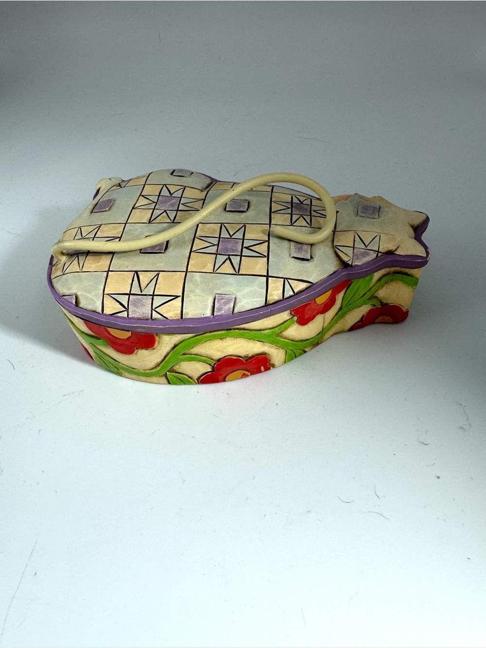 Jim Shore Cat Trinket Box (2007) - Picture 2 of 6
